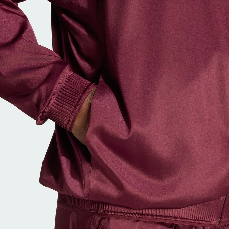 Спортивная куртка ADIDAS PERFORMANCE винно-красного цвета — фото 4