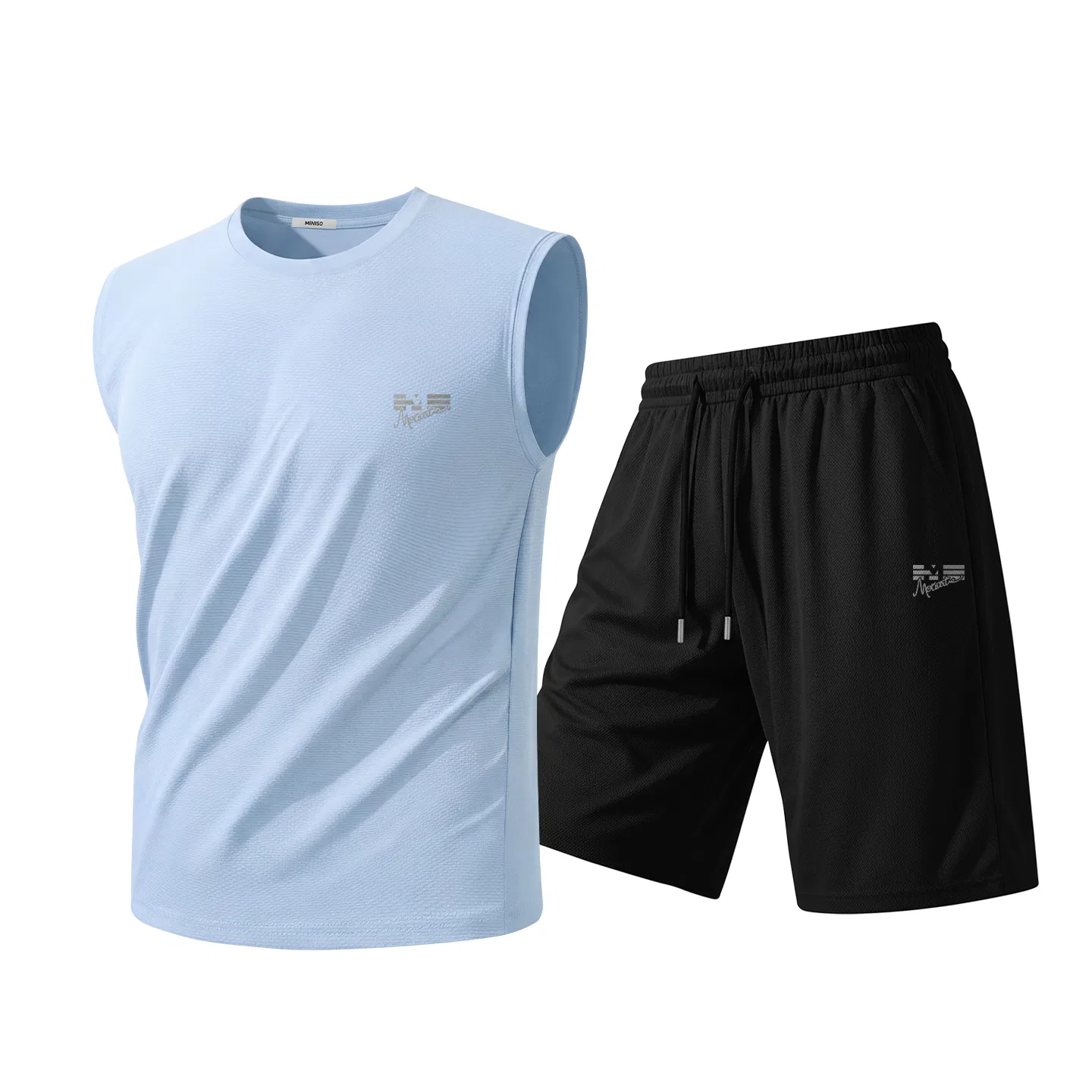 Комплект спортивной одежды детский 2 шт MINISO, Glacier Blue Black