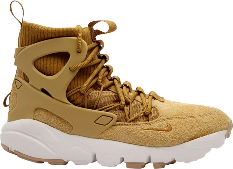 Кроссовки Nike Wmns Air Footscape Mid Utility 'Wheat', загар - фото