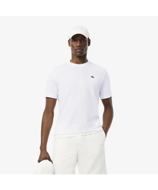 Тренировочная базовая футболка th7618-55n Lacoste, черный