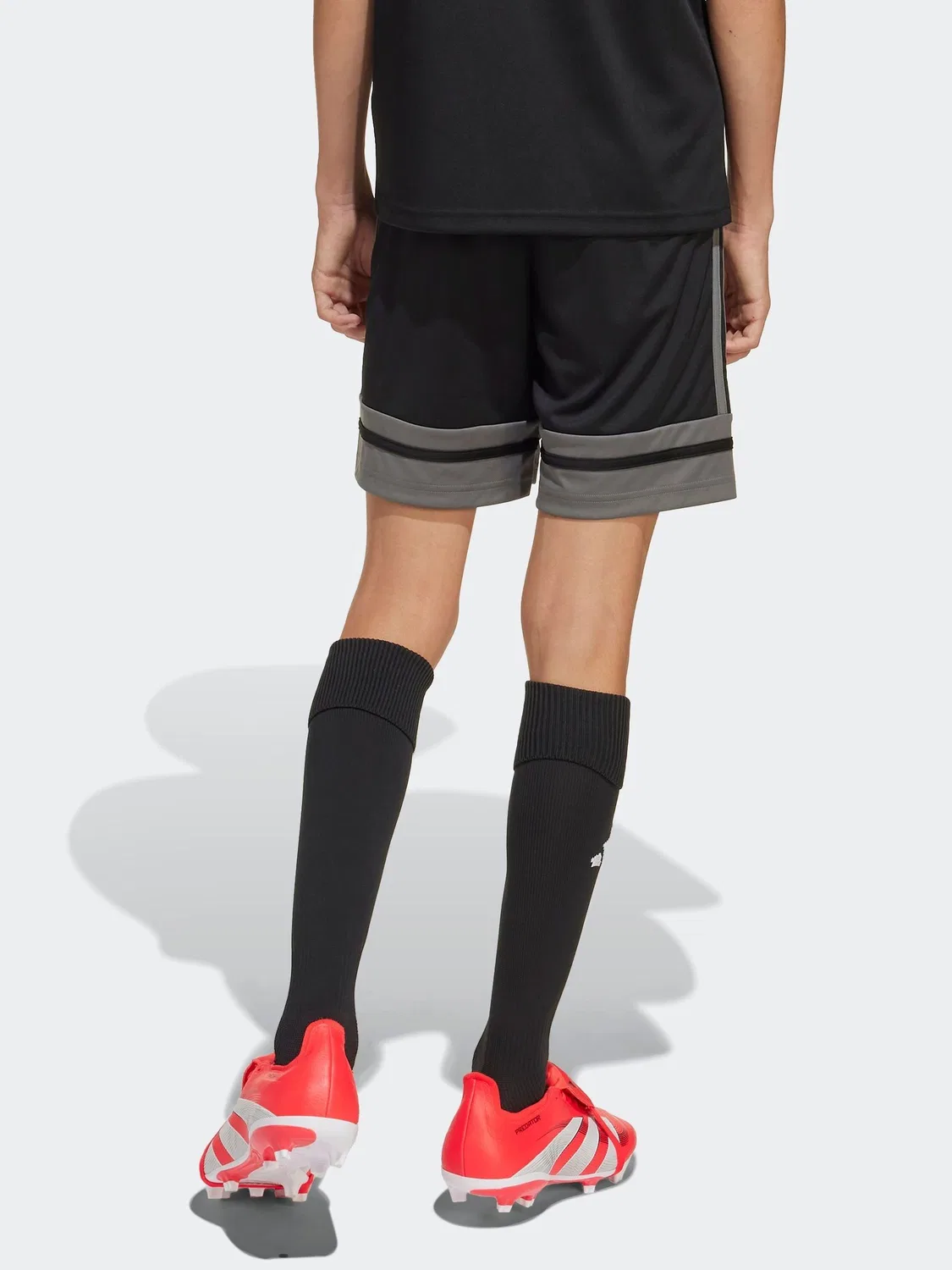 Шорты футбольные Squadra 25 adidas, черный/хром — фото 2