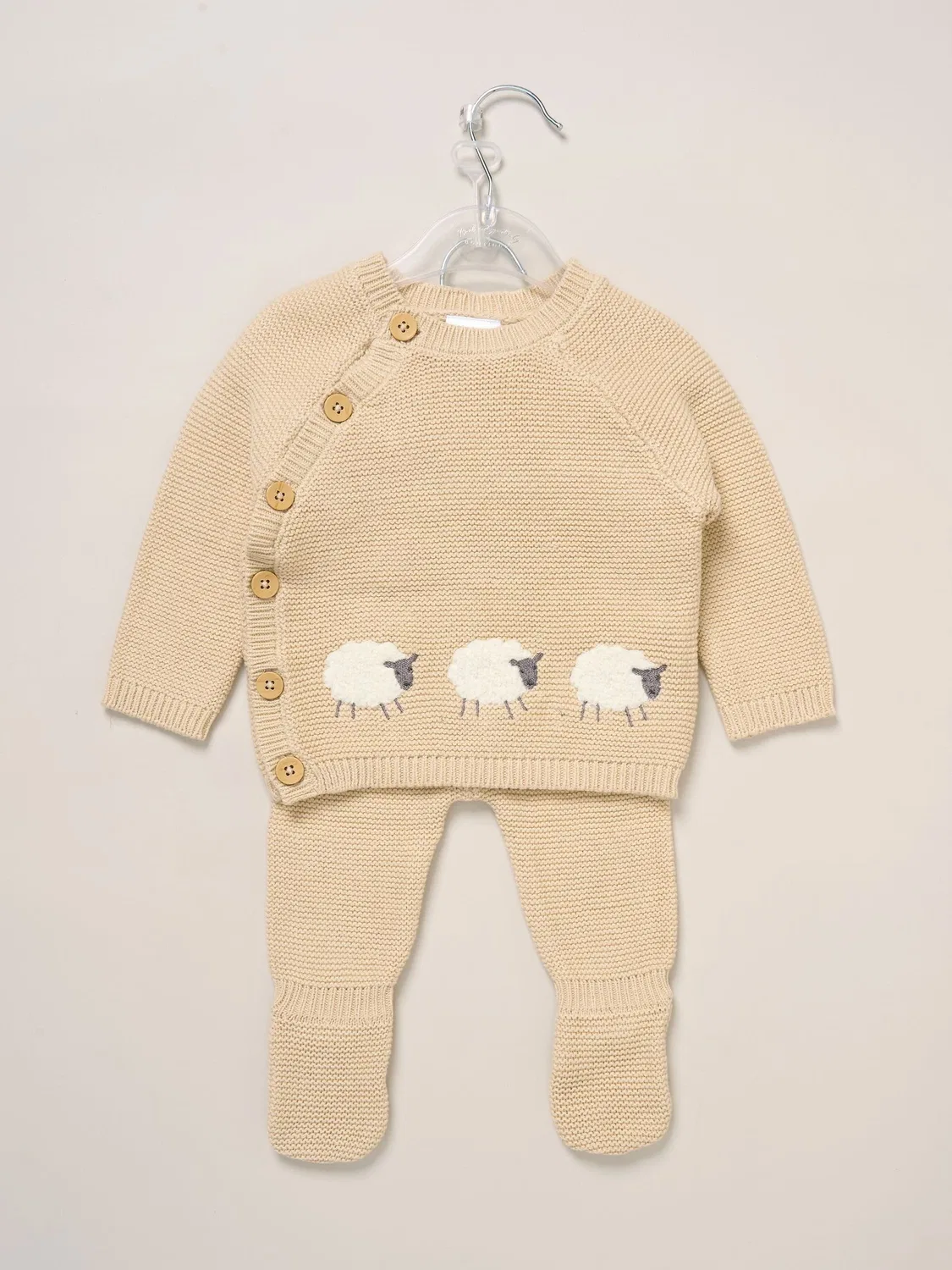 Джемпер с брюками, слон Rock-A-Bye Baby Boutique, коричневый — фото 2