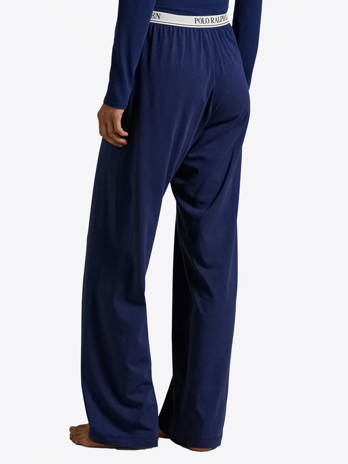 Пижамные брюки Polo Ralph Lauren Polo Essentials темно-синего цвета — фото 3