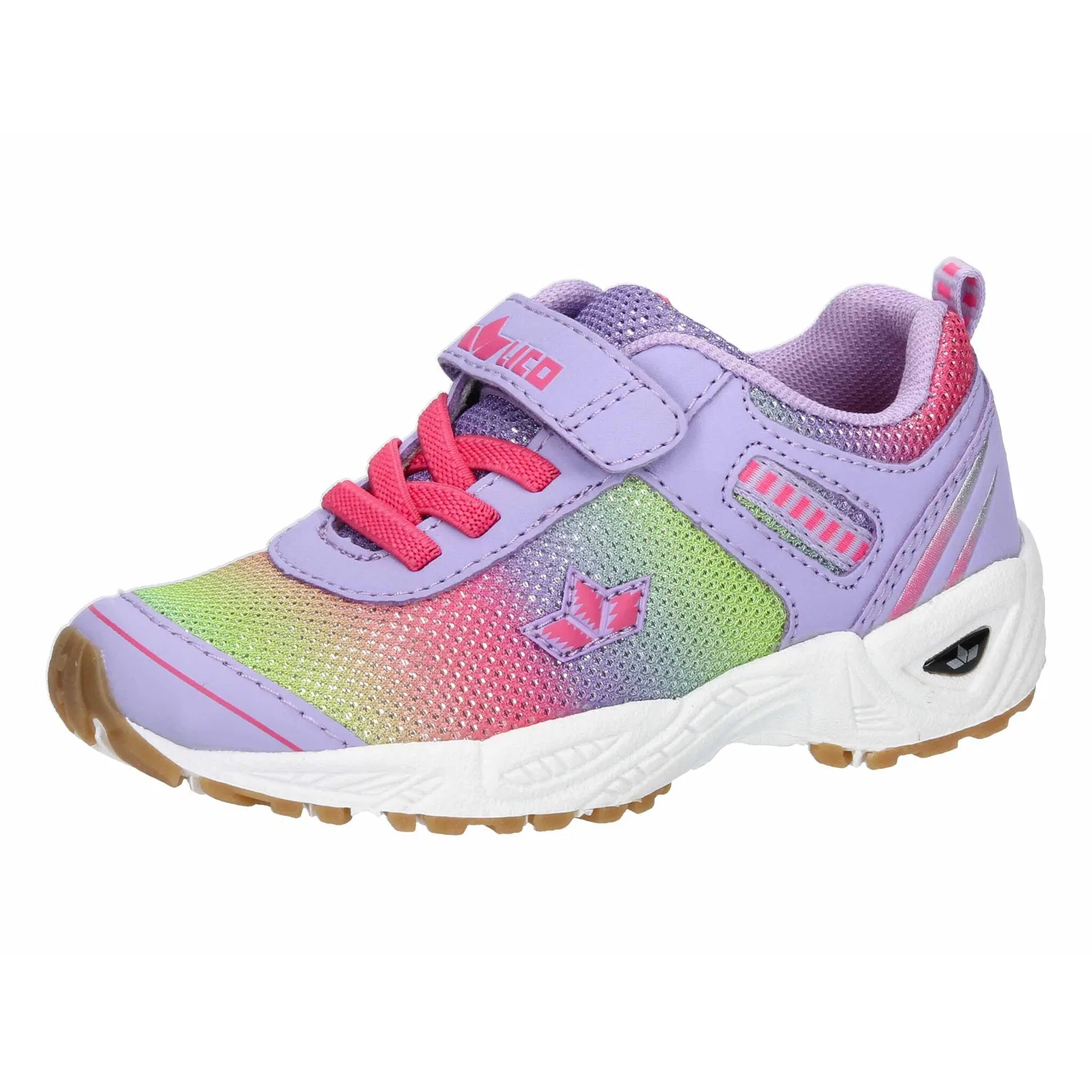Детские спортивные кроссовки с липучкой Lico, Lilac