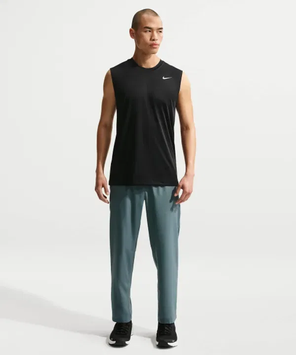 Майка тренировочная Nike Dri-FIT, черный матовый — фото 4