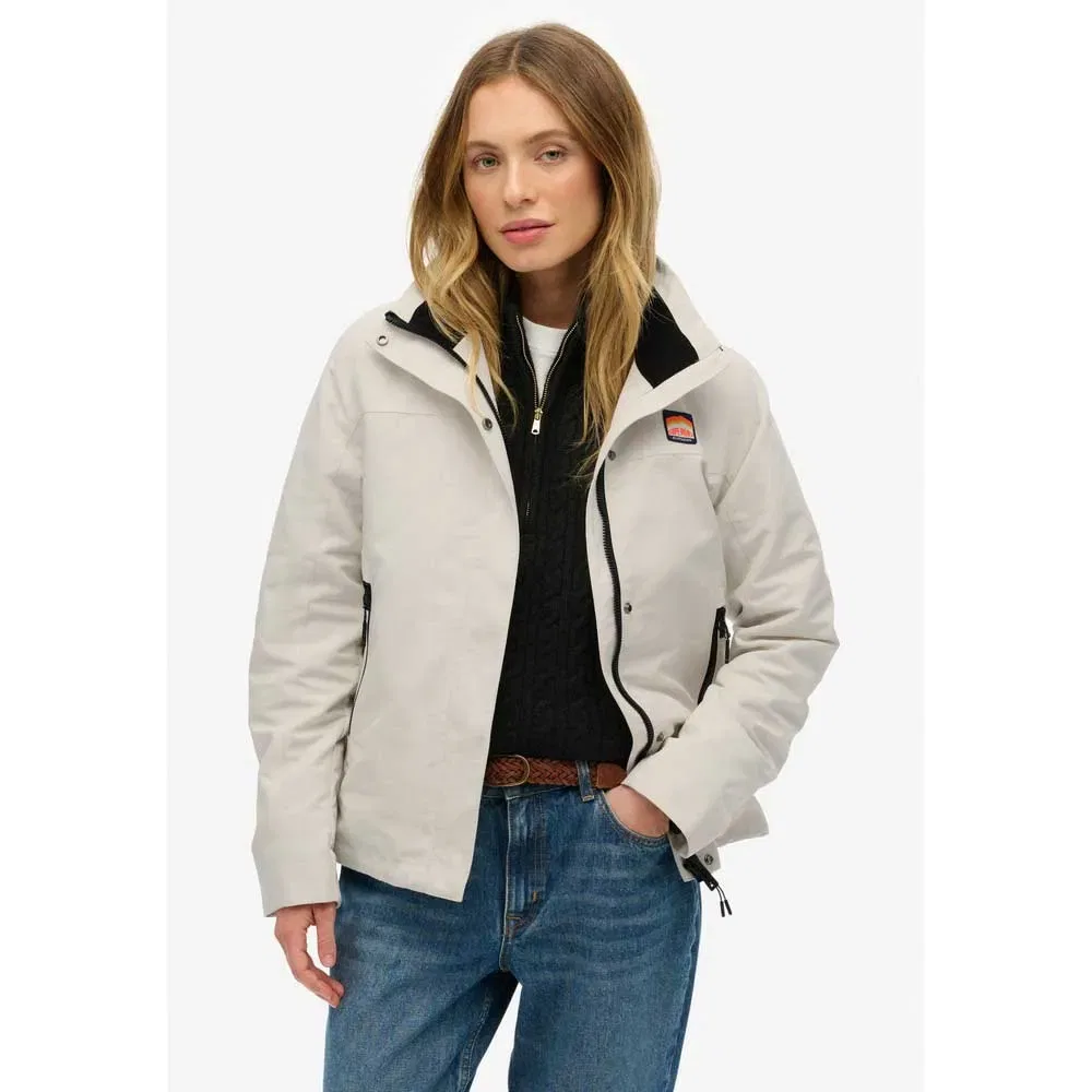 Женская куртка без капюшона Superdry, Beige — фото 4