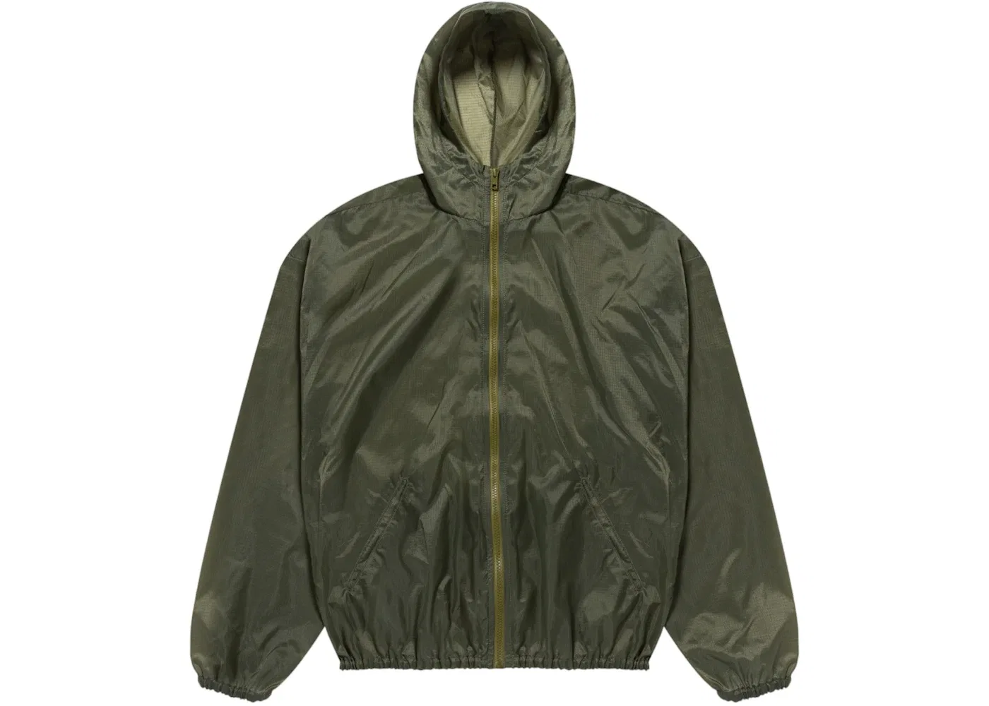 Детское худи унисекс с капюшоном WB-04 Windbreaker Yeezy, зеленый