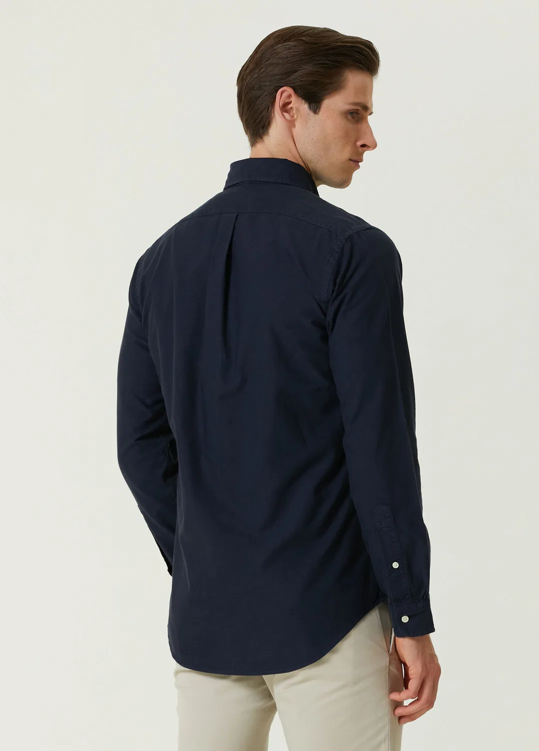 Рубашка Oxford Custom Fit Polo Ralph Lauren, lacivert — фото 4
