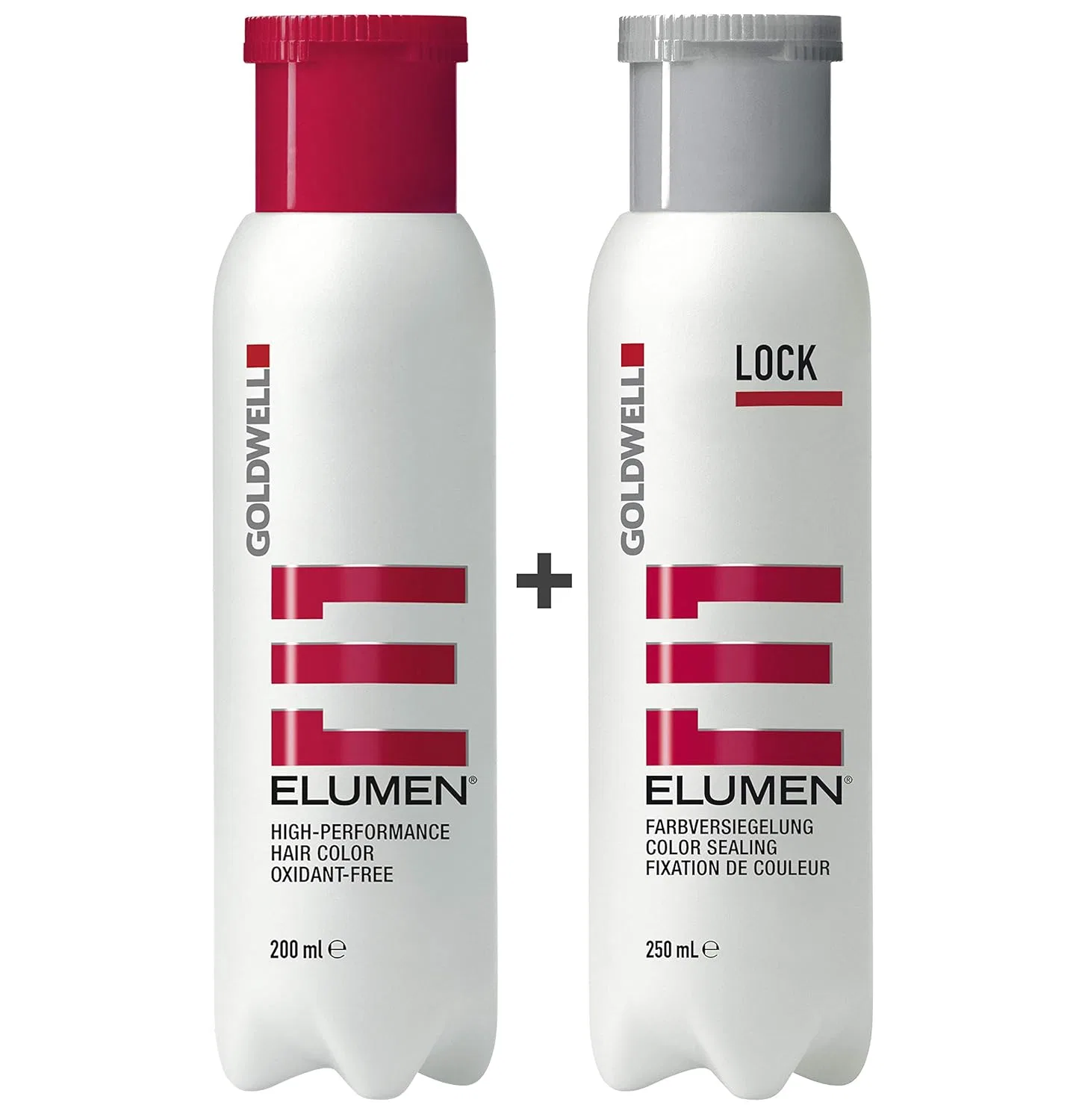 Краска для волос Goldwell Elumen All Hair Colours 200 мл и закрепитель Lock 250 мл Elumen, Ng@6
