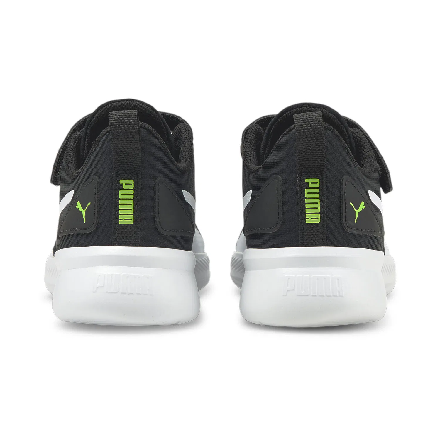 Детские кроссовки Flyer Runner V Puma, Green Flash White Black — фото 2