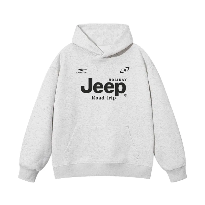 Детское худи с капюшоном Jeep Grade School, Heather Gray