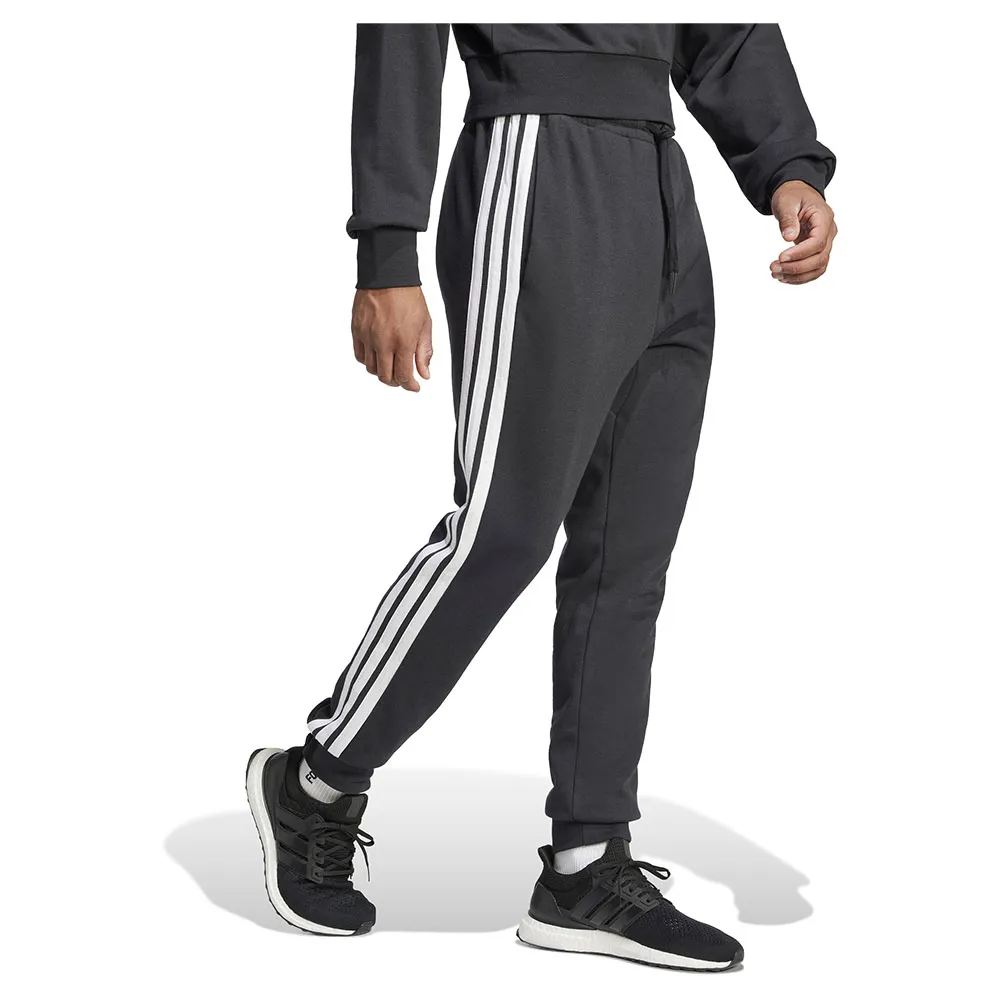 Джоггеры adidas Essential 3 Stripes French Terry, черный — фото 4