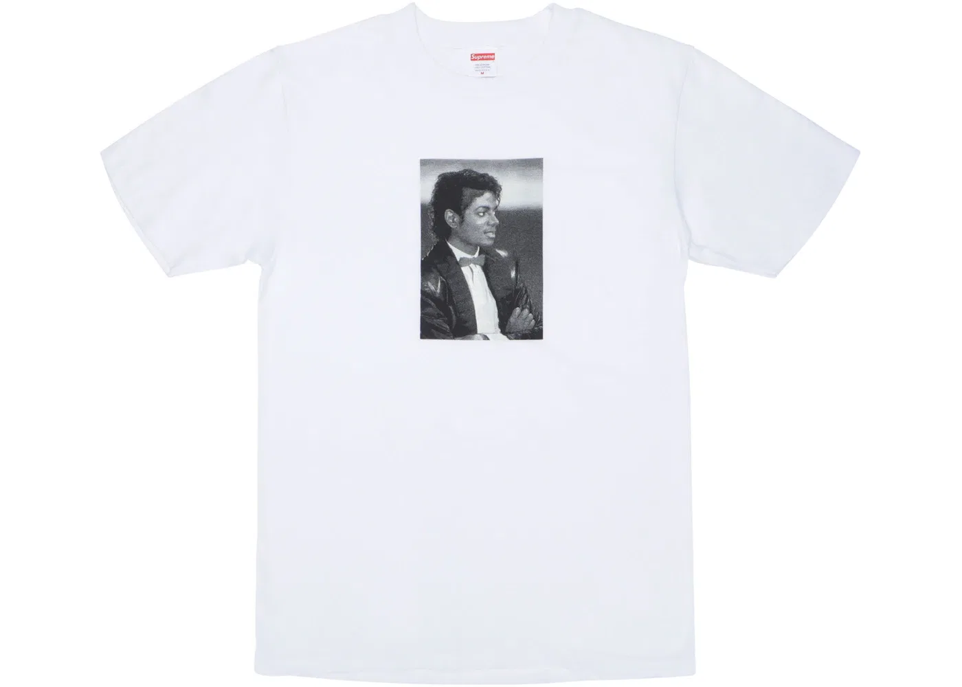 Мужская футболка с фотографическим принтом Supreme Tee, White