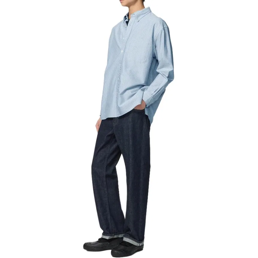 Мужские джинсы Marine Blue UNIQLO, Marine Blue — фото 4