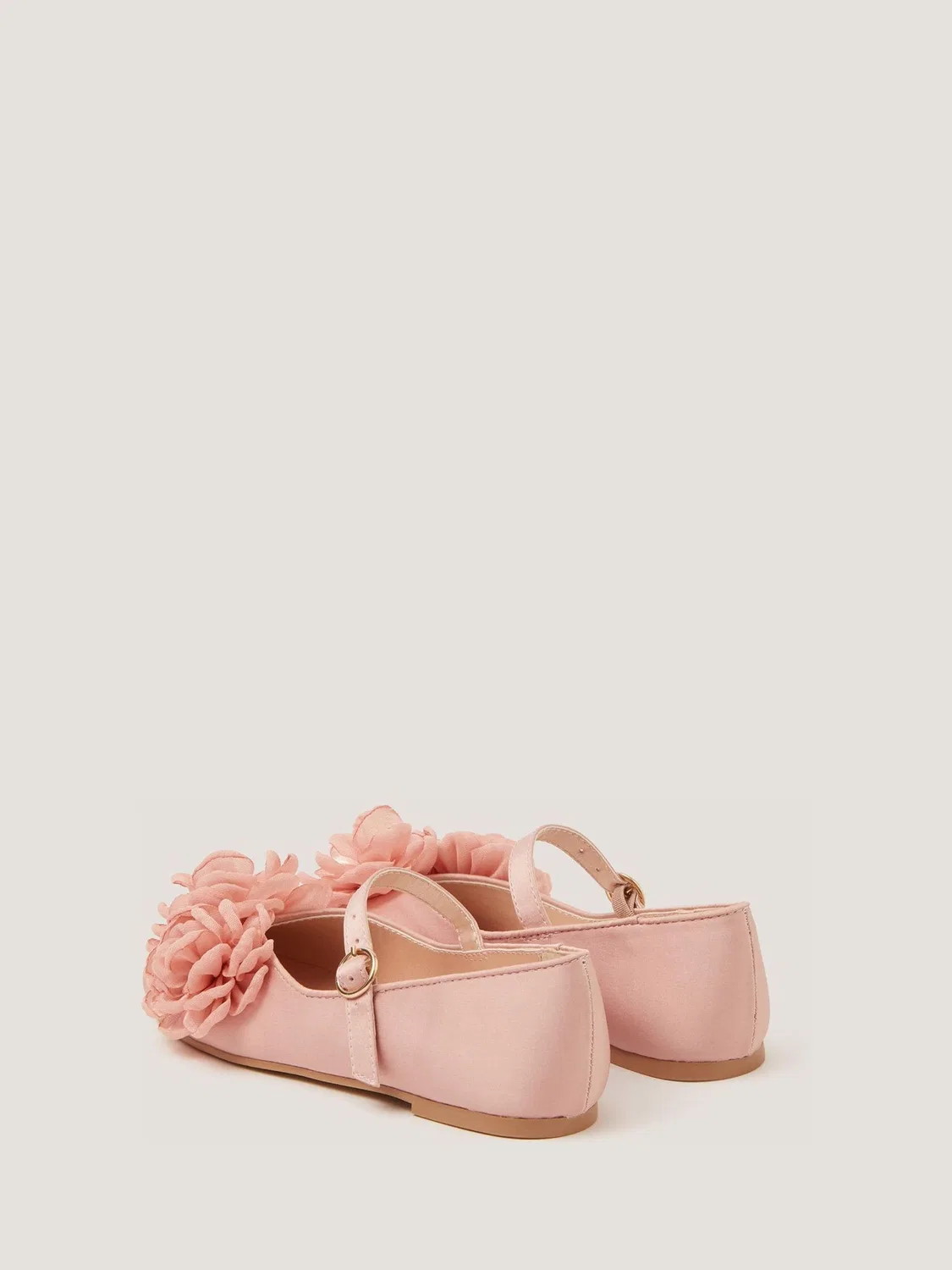 Балетки Monsoon Pink Corsage Mary Jane, розовый — фото 3