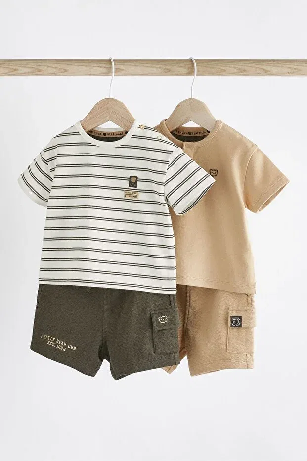 Детский комплект для мальчиков с принтом Next Baby, Brown
