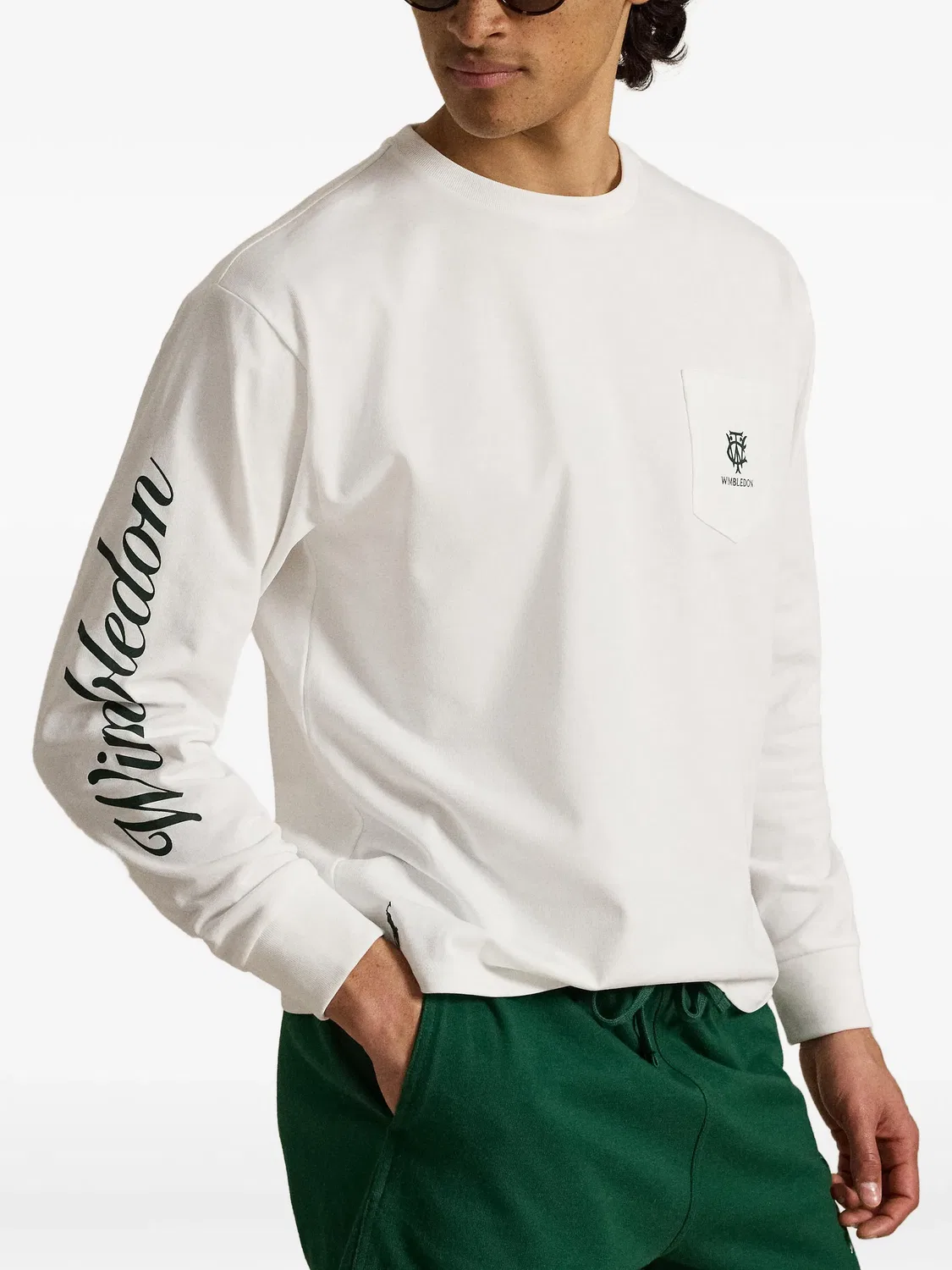 Polo Ralph Lauren Свитшот Wimbledon белый — фото 2