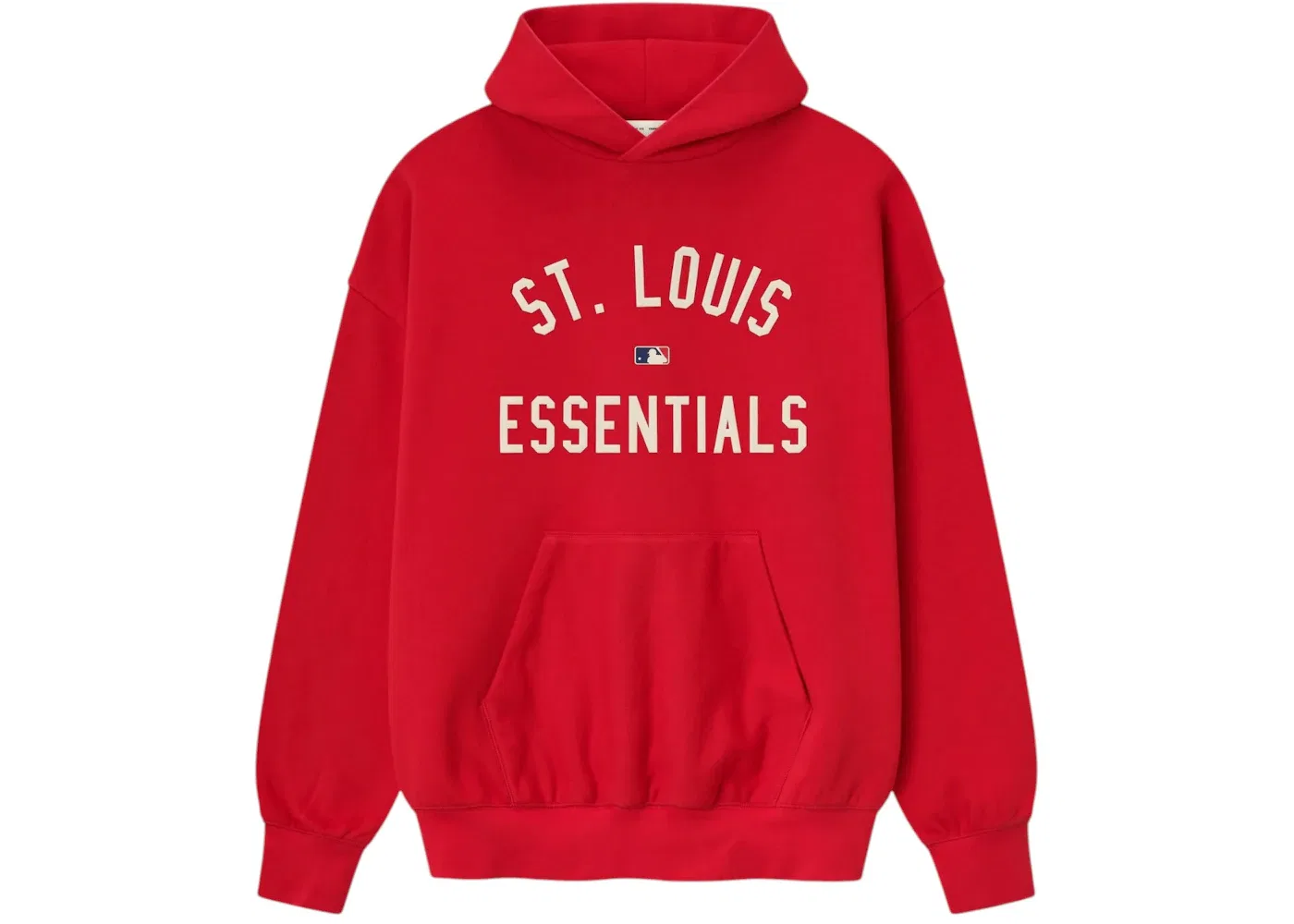 Мужской худи с принтом Essentials Cardinals Fear of God, Red