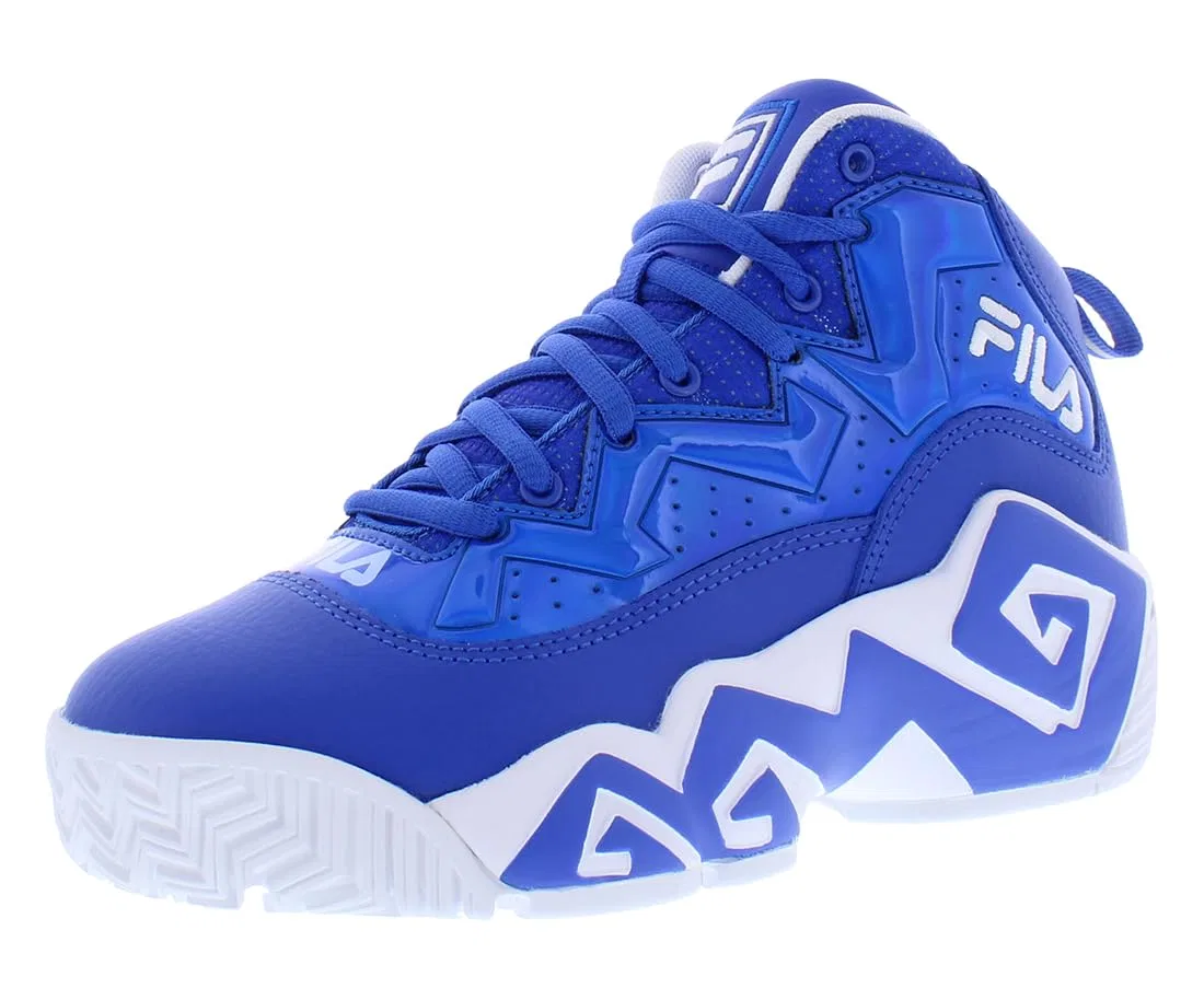 Детские кроссовки для мальчиков с высоким верхом Kid's Fila Mb Fila, Blue White