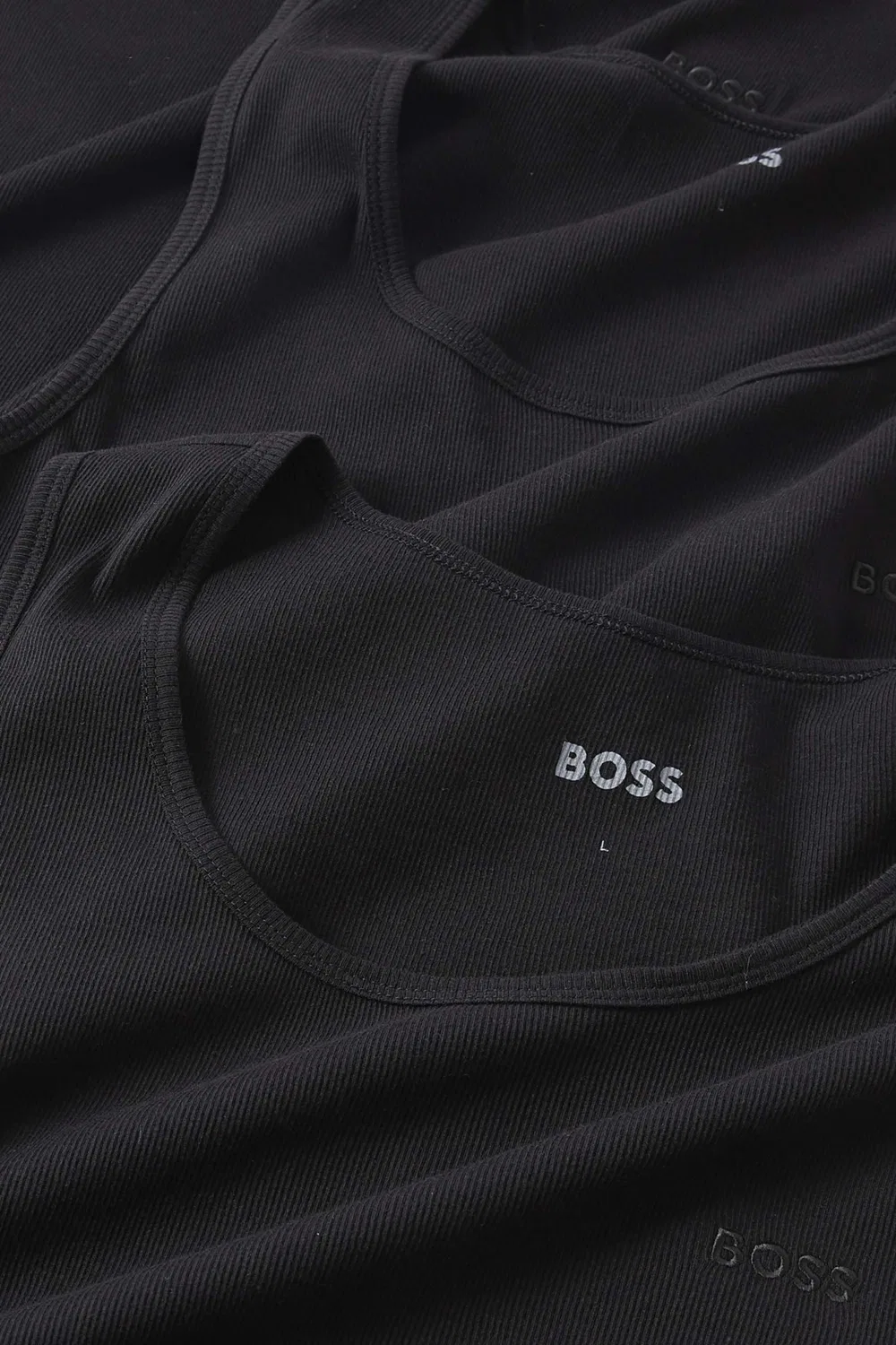 Майка-борцовка классическая комплект из 3 штук BOSS — фото 4