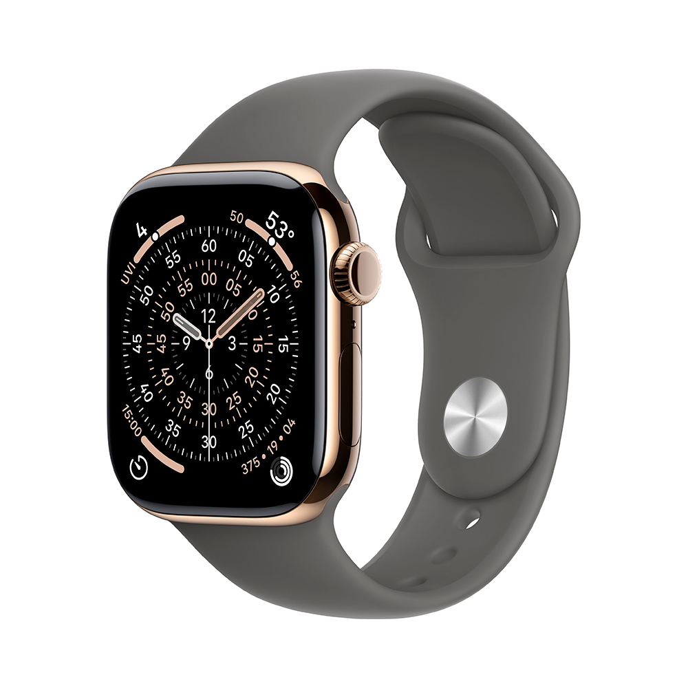 

Умные часы Apple Watch Series 11 (GPS+Cellular), 42 мм, Gold Titanium Case/Stone Gray Sport Band - S/M, Золотой, Умные часы Apple Watch Series 11 (GPS+Cellular), 42 мм, Gold Titanium Case/Stone Gray Sport Band - S/M