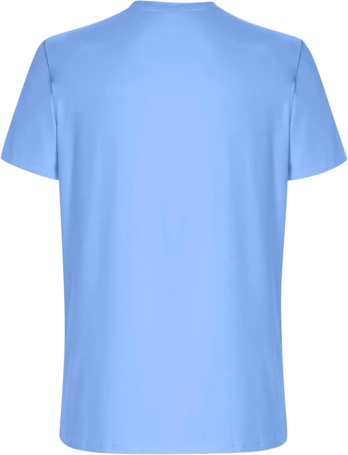 Мужская футболка с коротким рукавом круглая горловина, Sky Blue — фото 3
