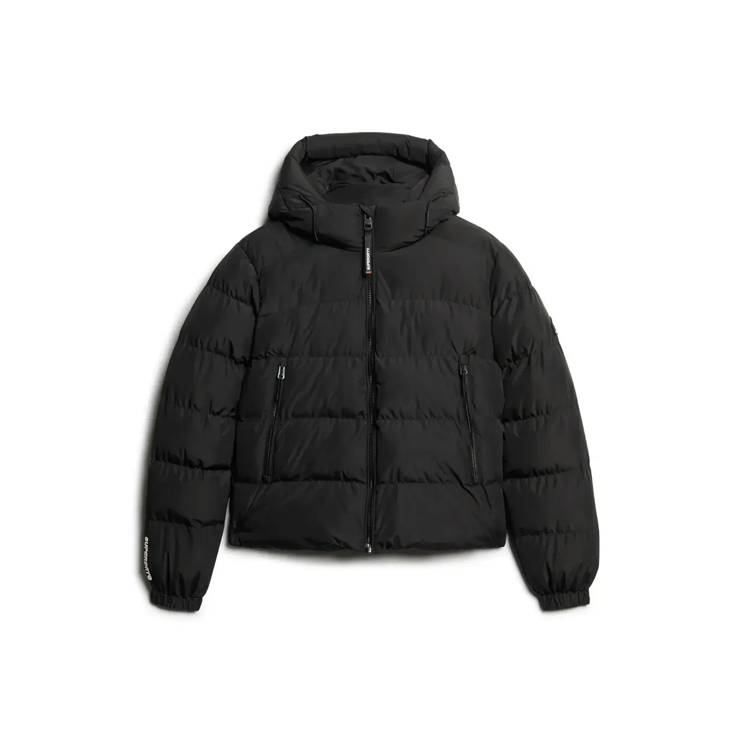 Женская утепленная куртка с капюшоном Superdry Hooded Sports, Schwarz