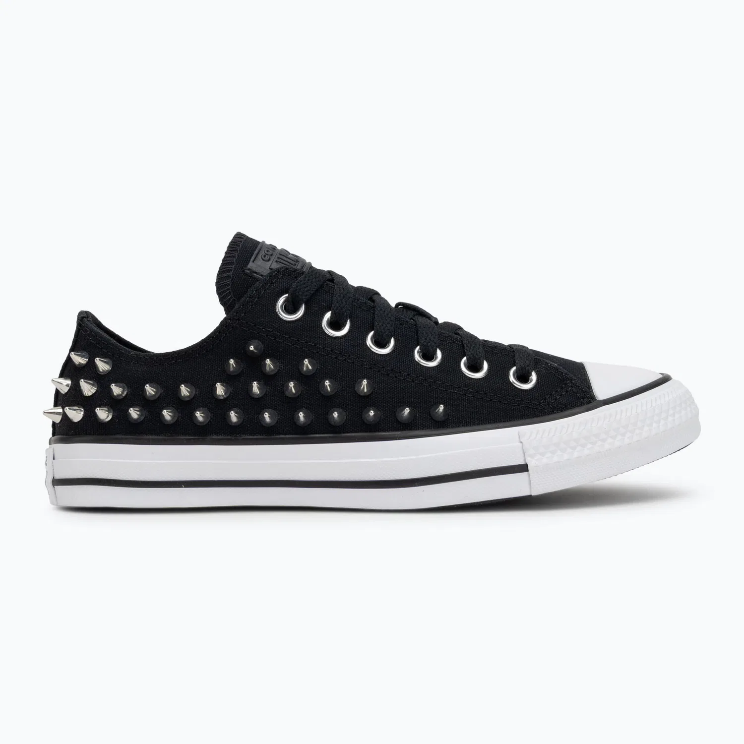 Детские кеды с принтом Chuck Taylor All Star Studded Converse, Schwarz — фото 2