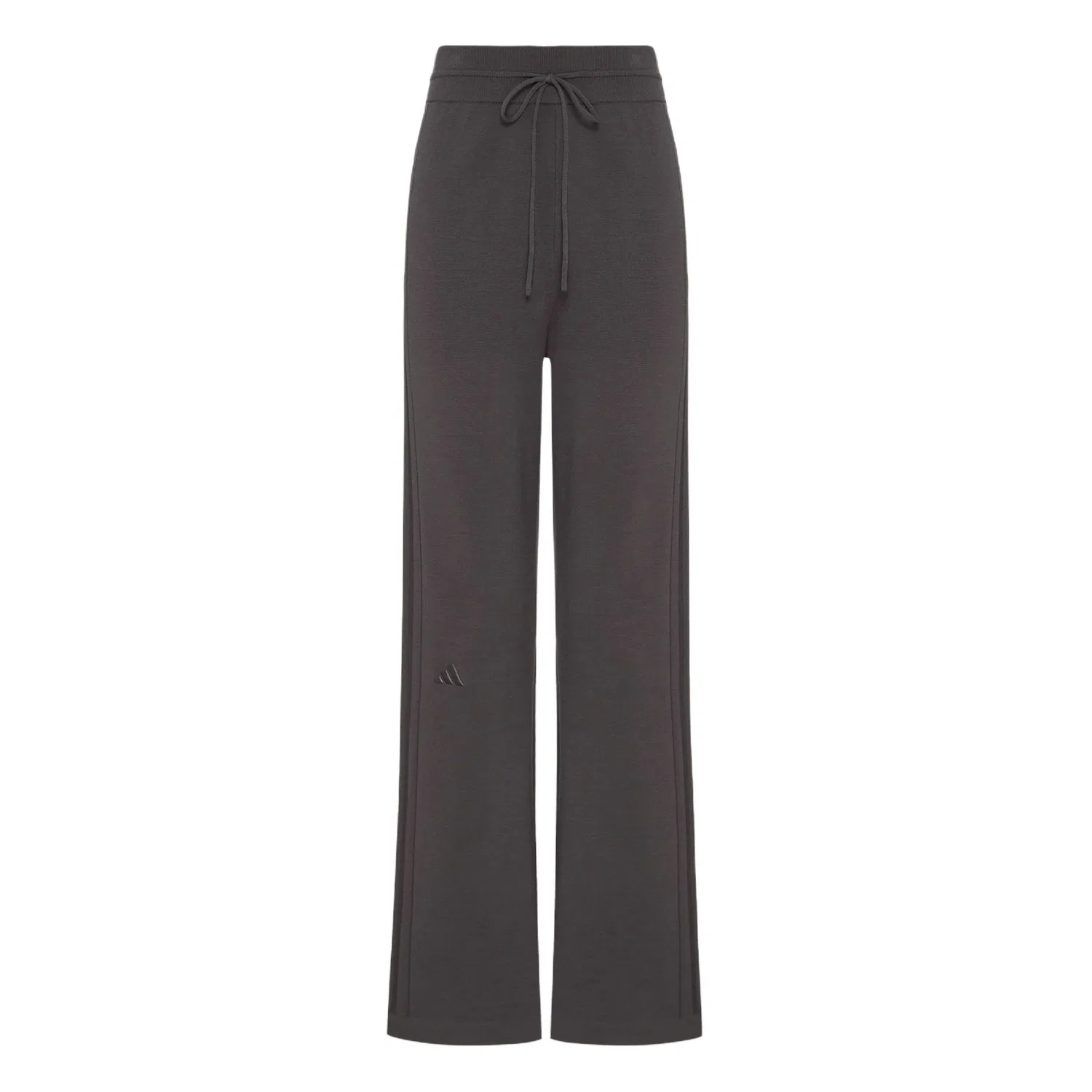 Женские трикотажные спортивные брюки с расклешенным кроем Adidas, Charcoal Gray