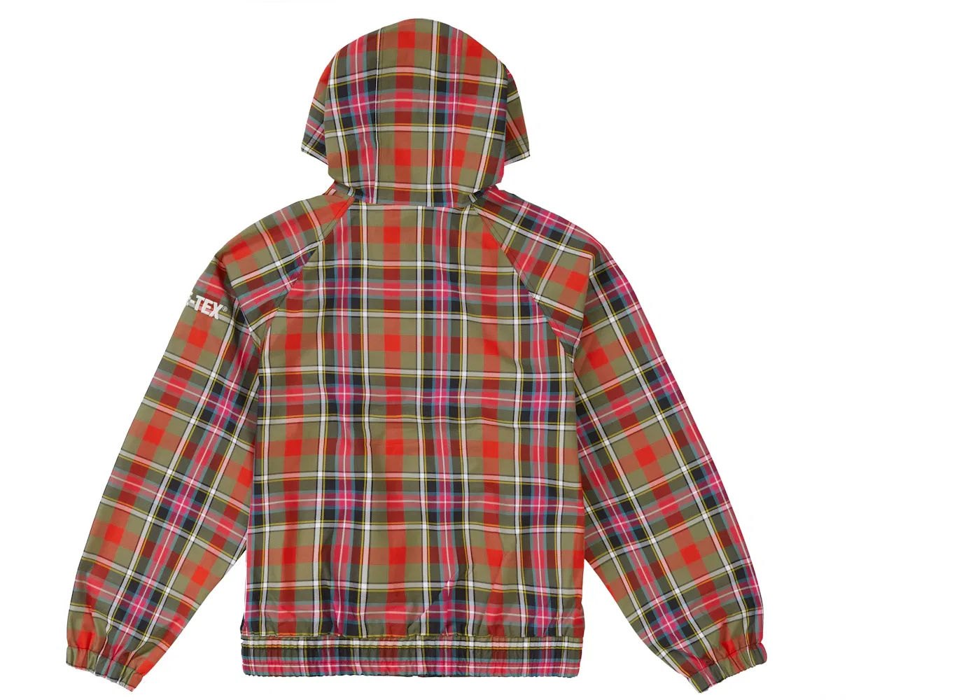 Мужская куртка Harrington с капюшоном Supreme GORE-TEX, Olive Plaid — фото 3