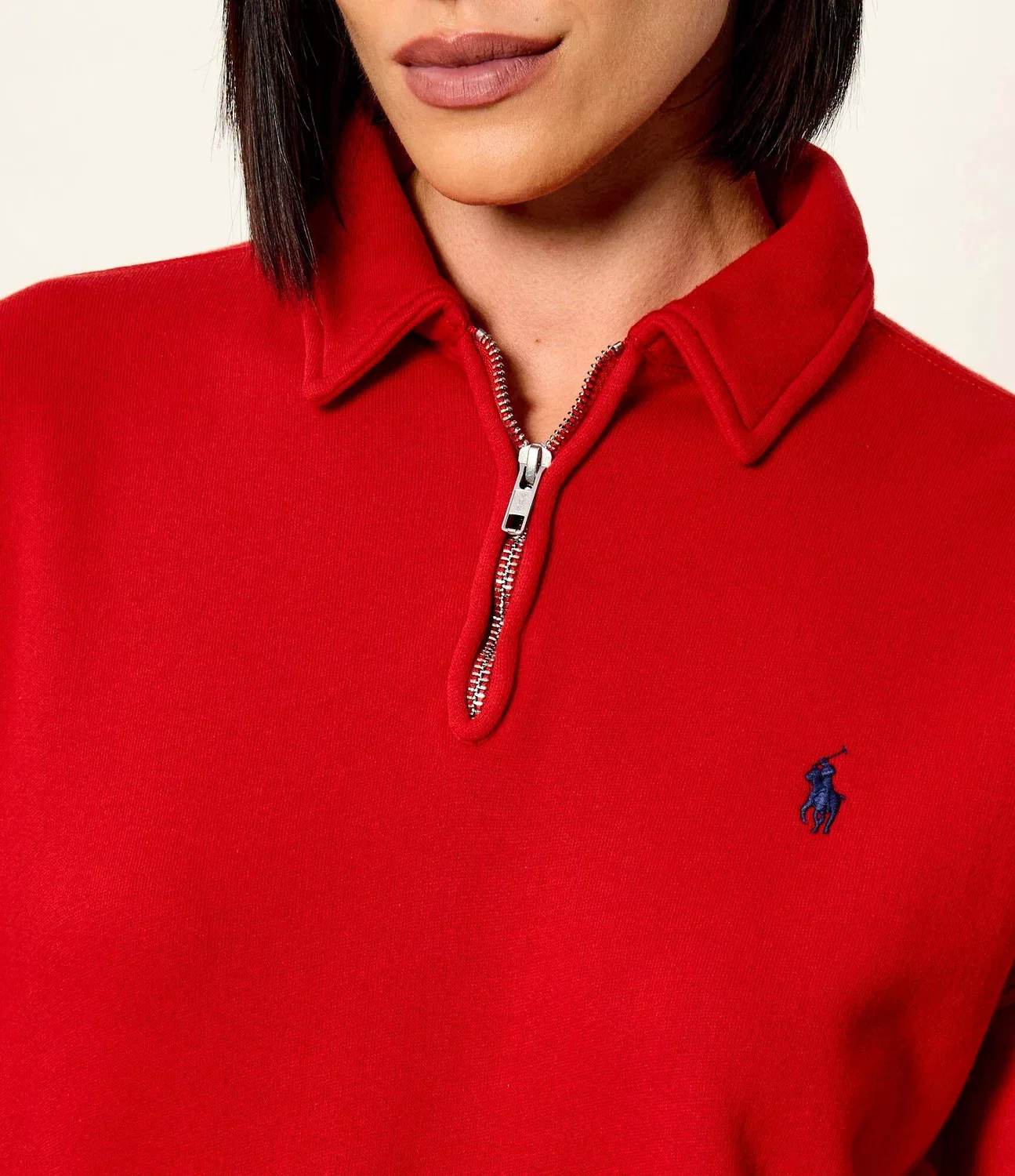 Худи на молнии Polo Ralph Lauren, Rosso — фото 4