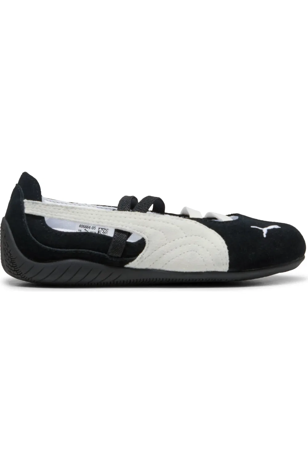 Детские кеды на эластичных ремешках Speedcat PUMA, Puma Black/Puma White — фото 2