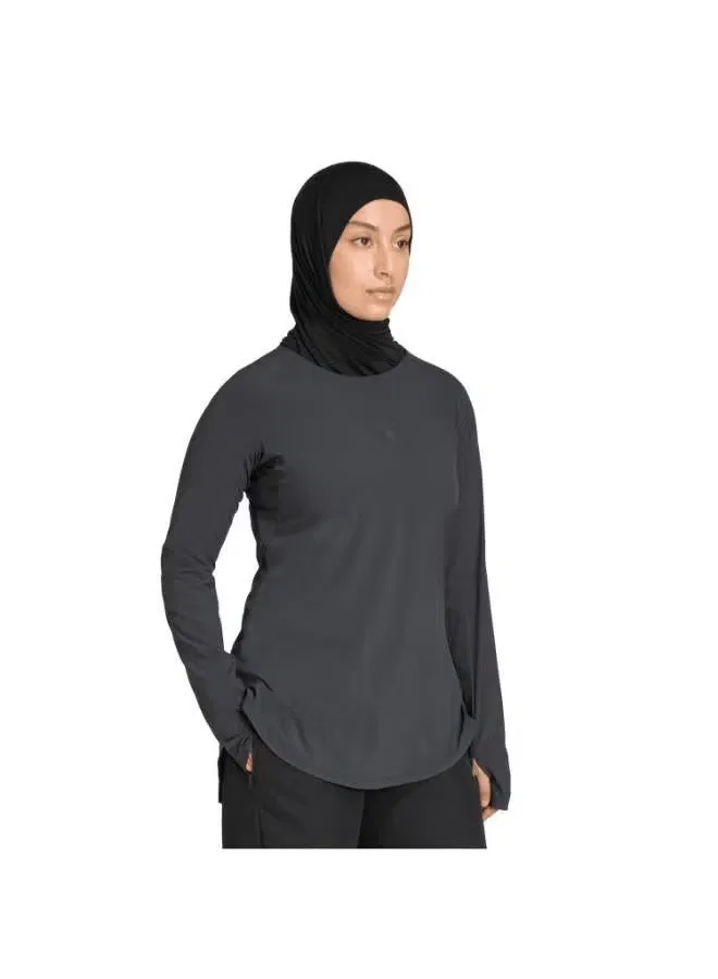 Топ с длинным рукавом D4T workout cover up Adidas, черный