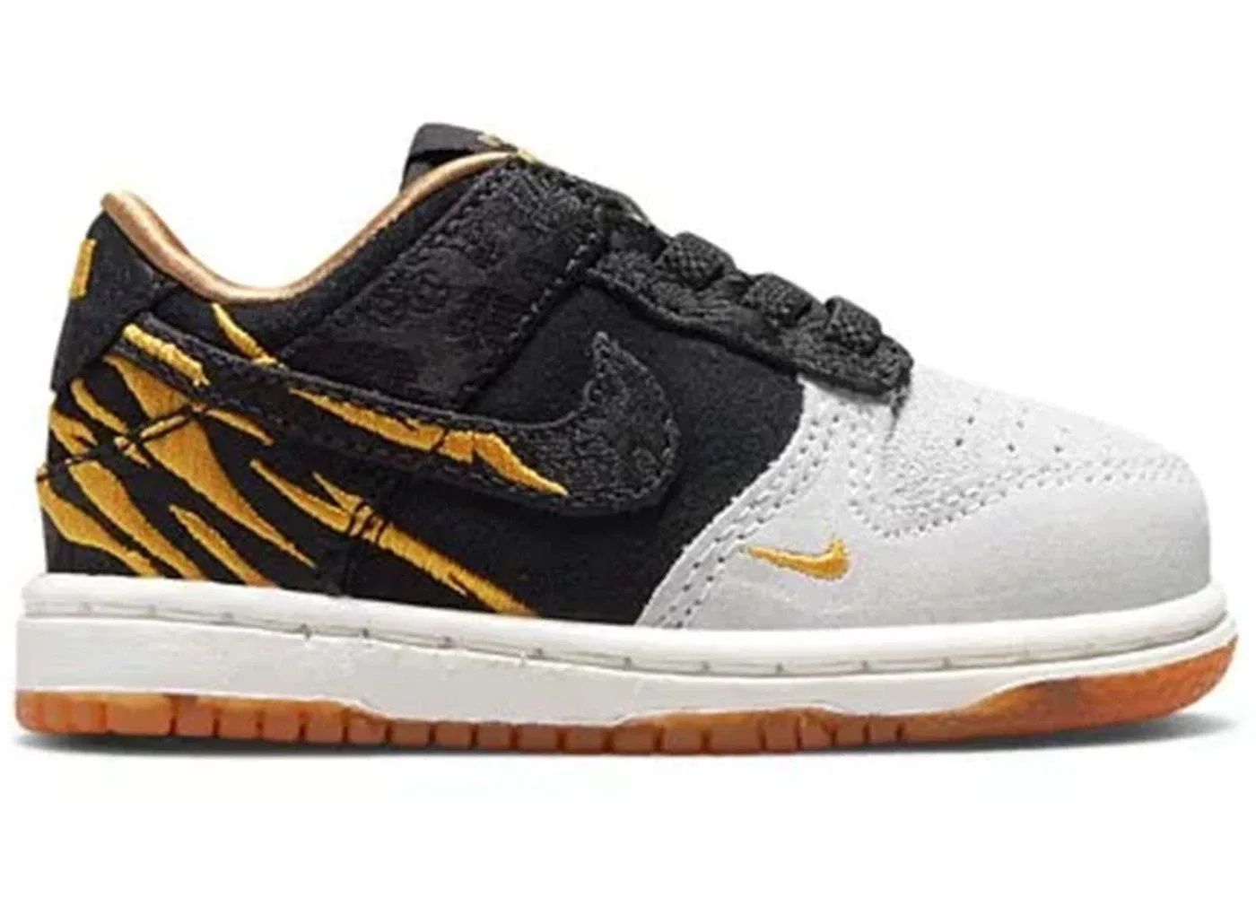 Детские кроссовки Lifestyle Nike Dunk Low, Phantom/Black-Sail-Light Zitron