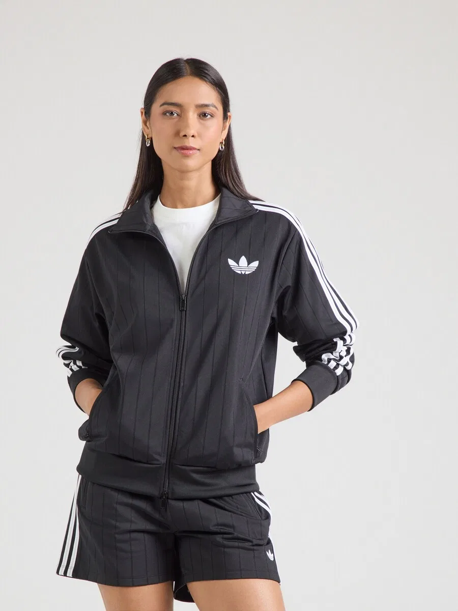 Худи на молнии ADIDAS ORIGINALS 'FB' черного цвета — фото 3