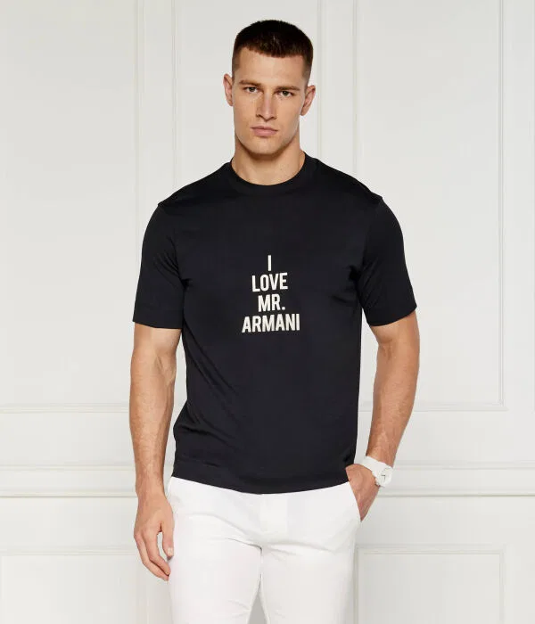 Мужская футболка с круглым вырезом Emporio Armani, Blu Marino