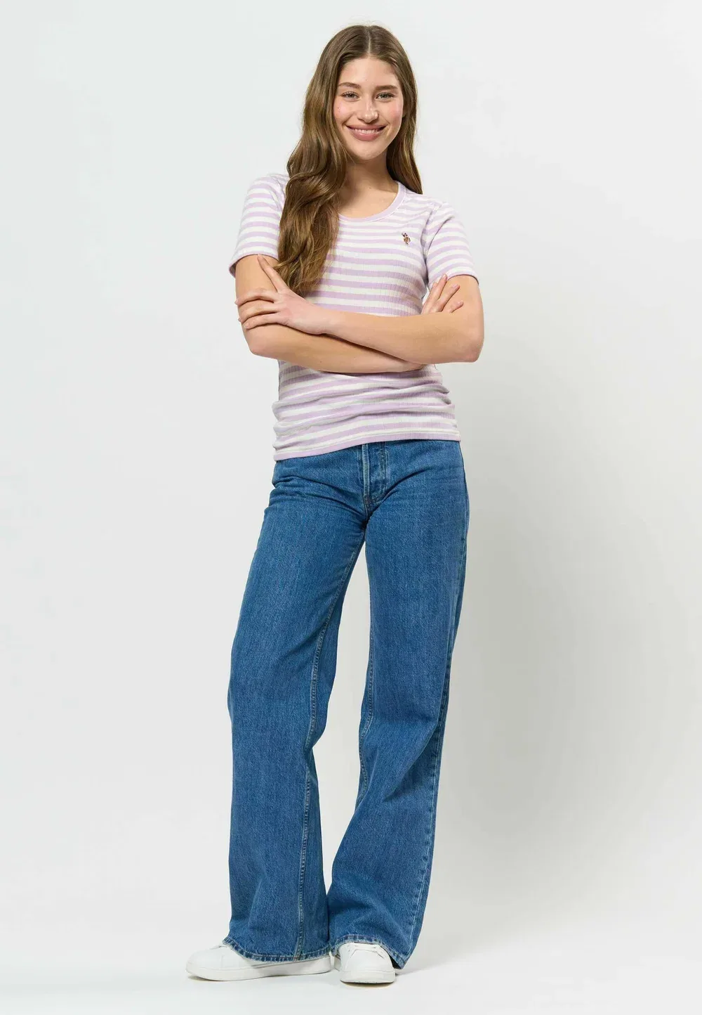 Футболка Uwcarla - футболка с принтом U.S. Polo Assn., Pastel Lilac — фото 2
