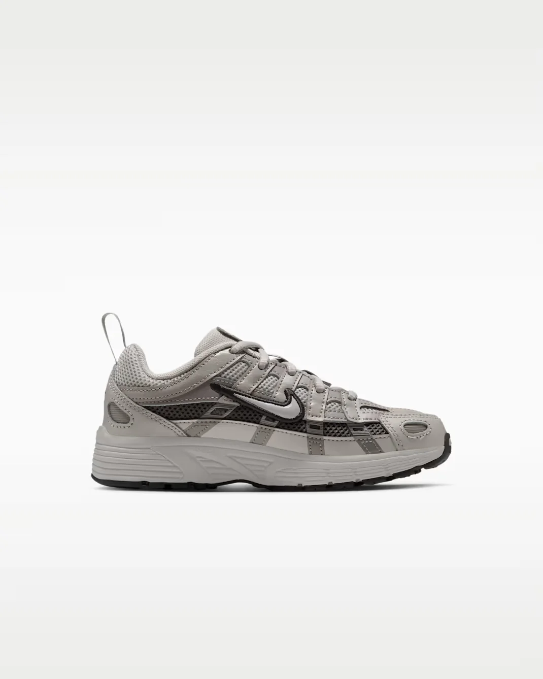 Кроссовки детские Nike P-6000, бежево-серый — фото 2
