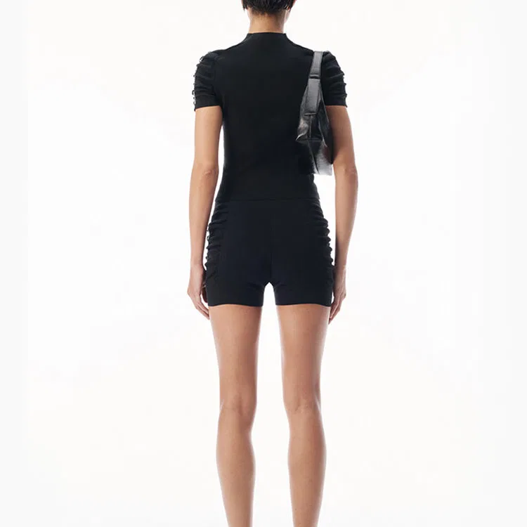 Женская футболка с обычным рукавом Alexander Wang, Black — фото 4