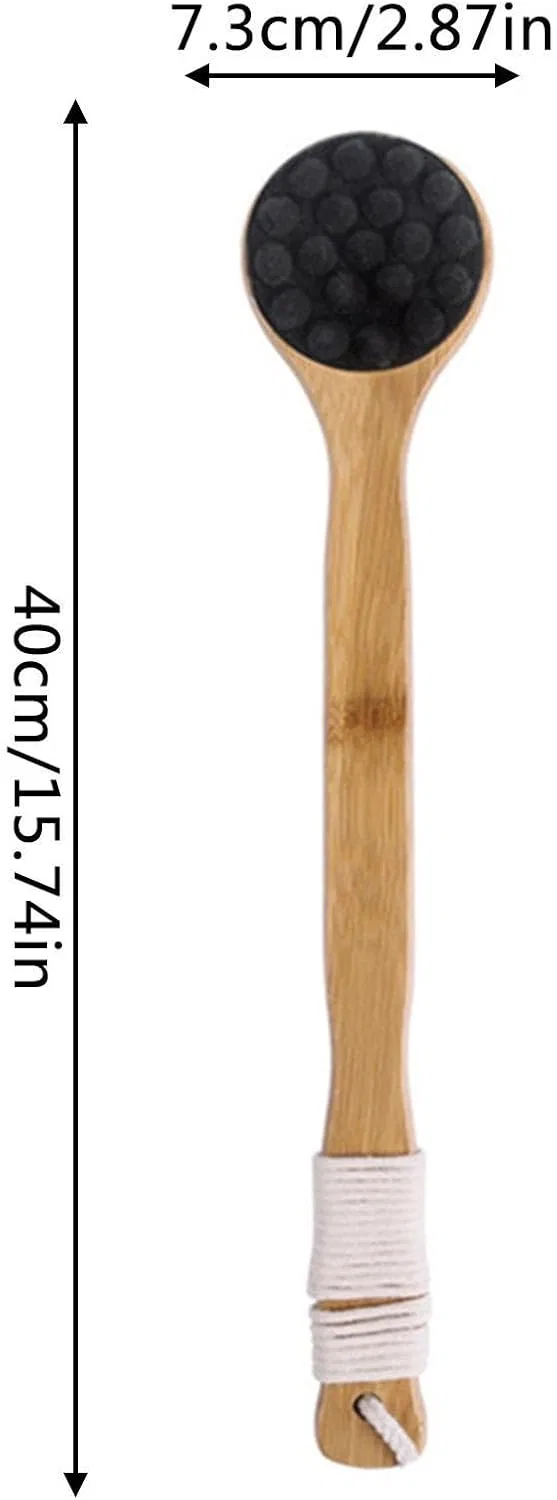 Щетка для душа с кошачьей лапкой, массажная, Generisch, Серый — фото 4
