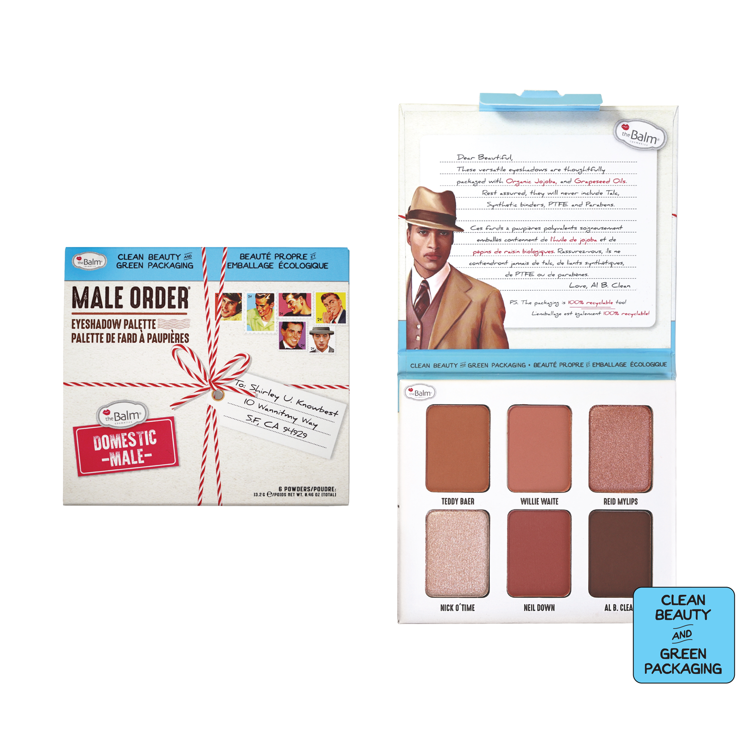 The Balm Male Order палетка теней для век отечественная, 13,2 г - фото