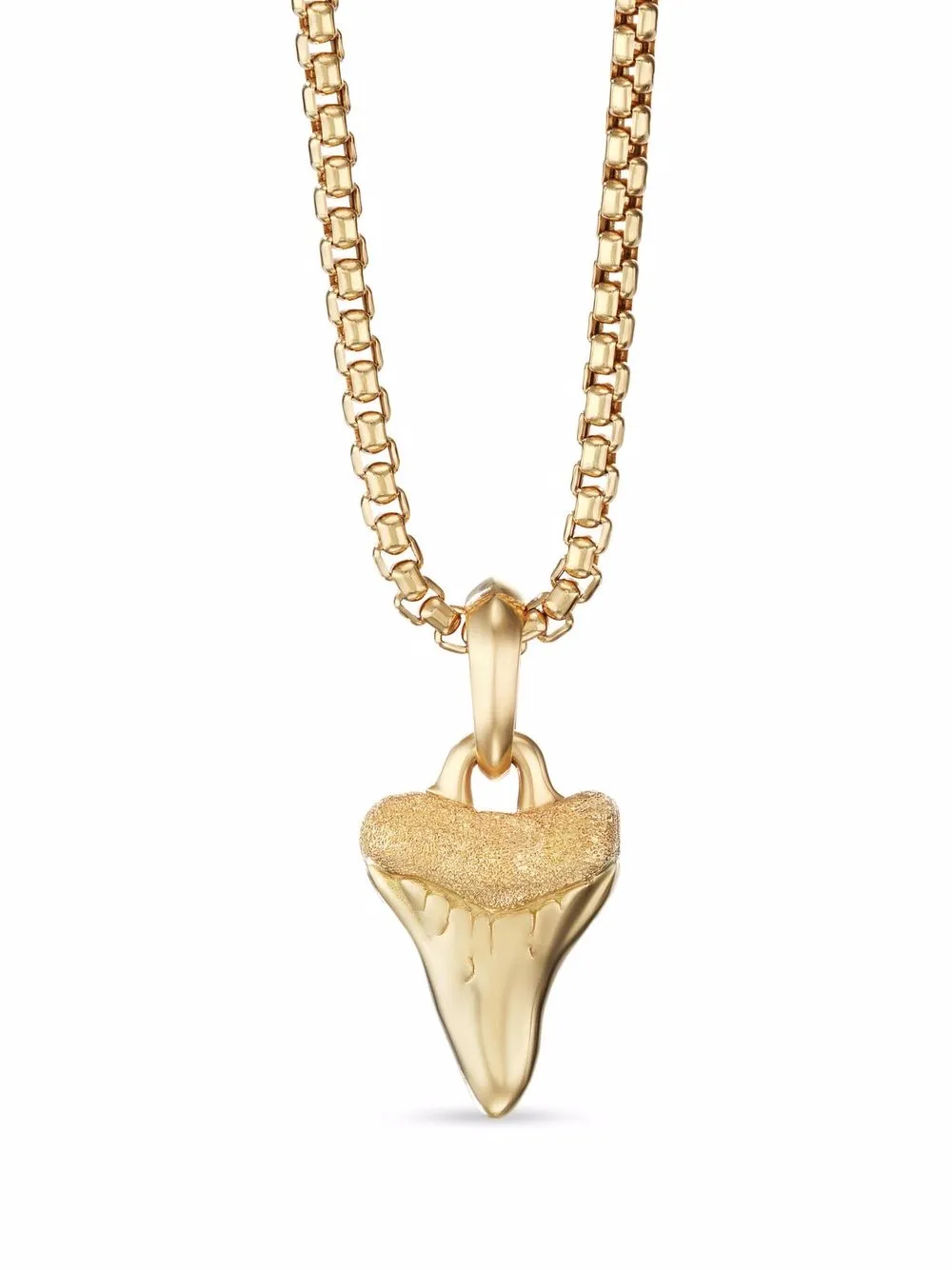 

Подвеска Shark Tooth из желтого золота (27 мм) David Yurman, золотой