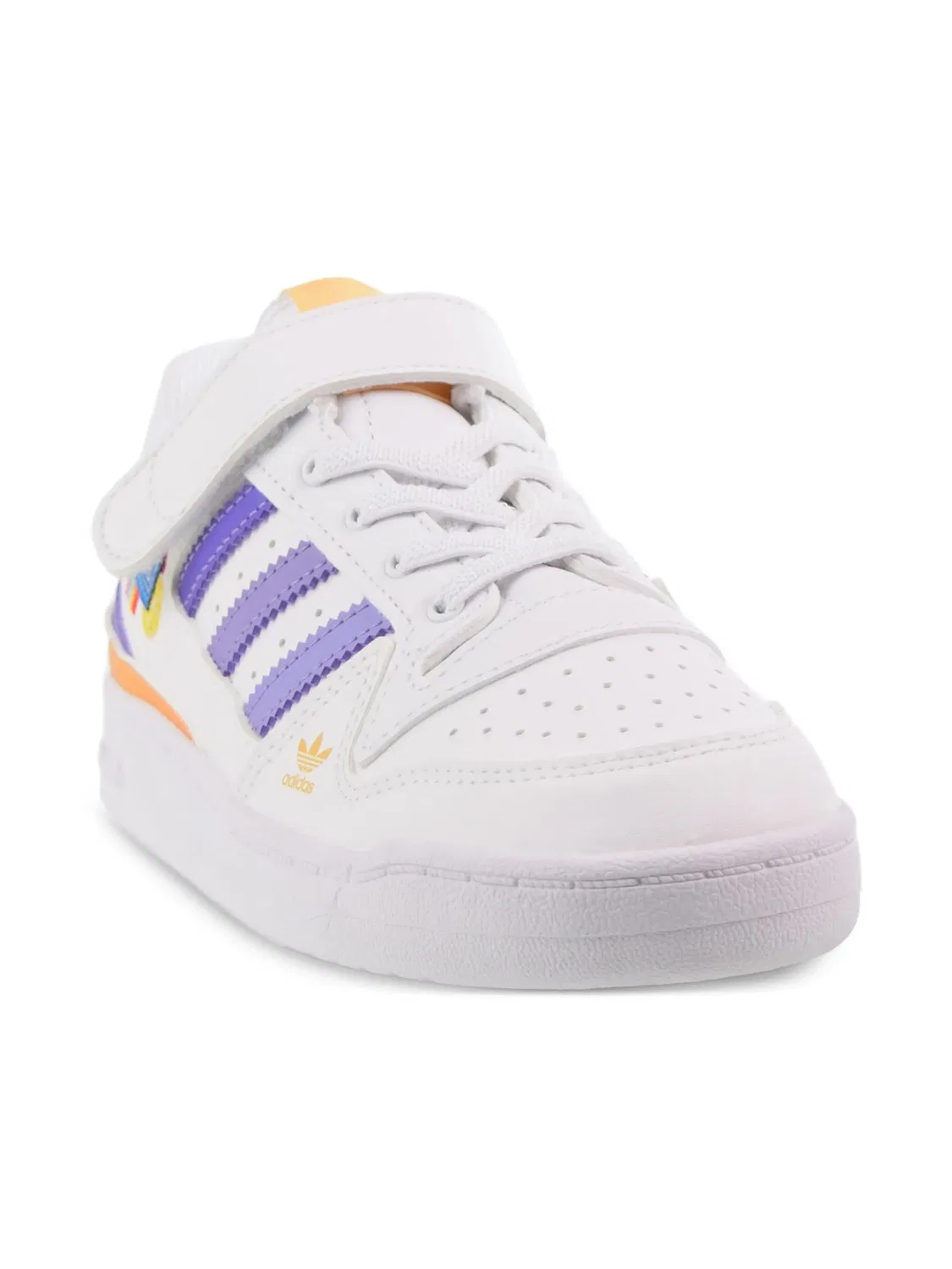 Кроссовки Forum Low "Fruits & Rainbow Patches" Adidas, белый