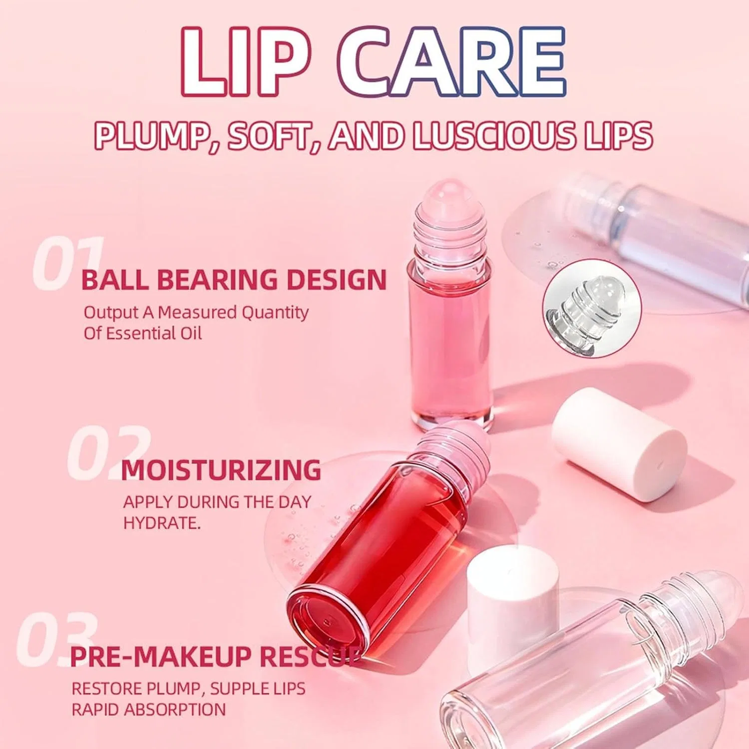 Увлажняющее масло для губ Moisturising Lip Oil, Generisch, 1 шт. — фото 4