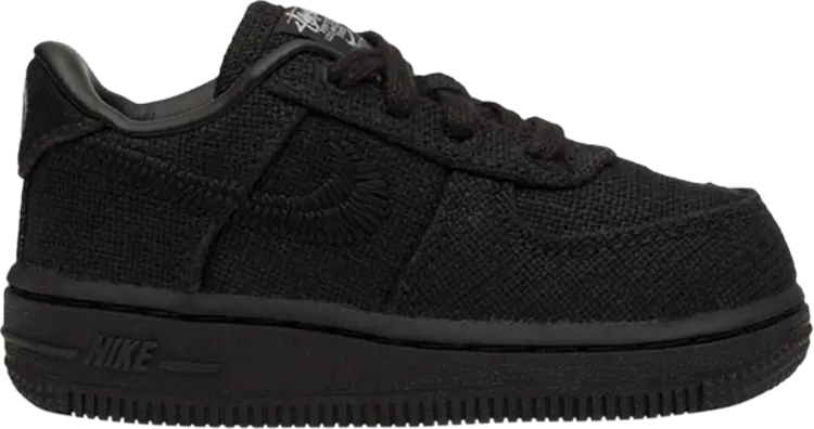 

Кроссовки Nike Stussy x Air Force 1 Low TD 'Black', черный
