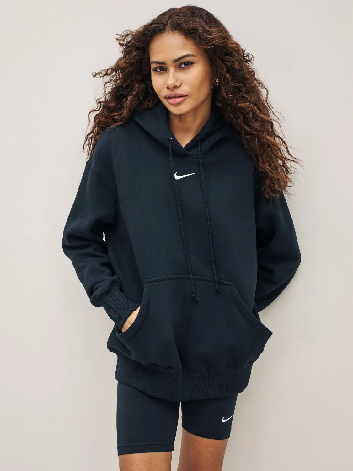 Худи Nike, модель Phoenix Fleece, черное