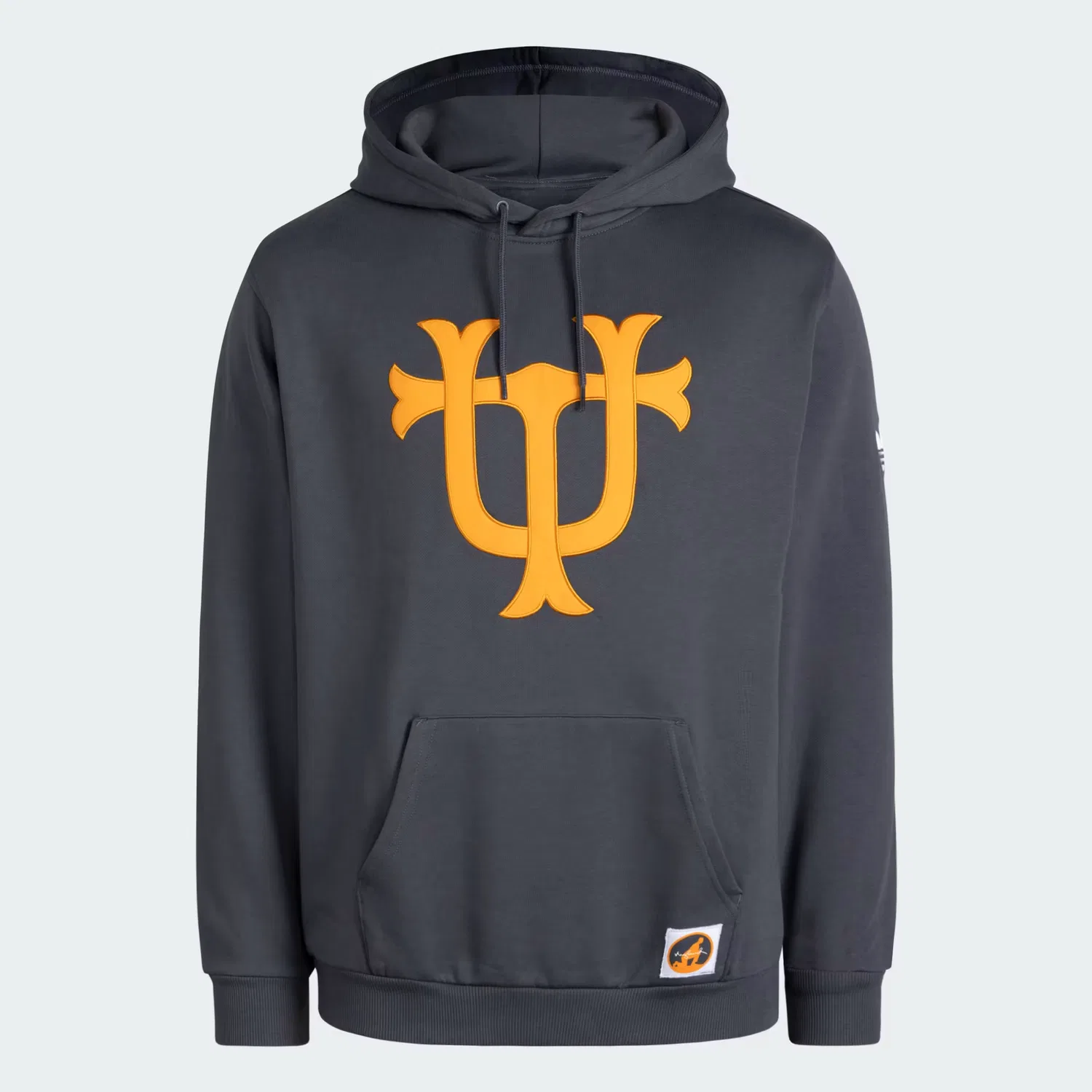 Мужское худи свободного кроя Tennessee Volunteers Originals Adidas Originals, серый/кремово-белый