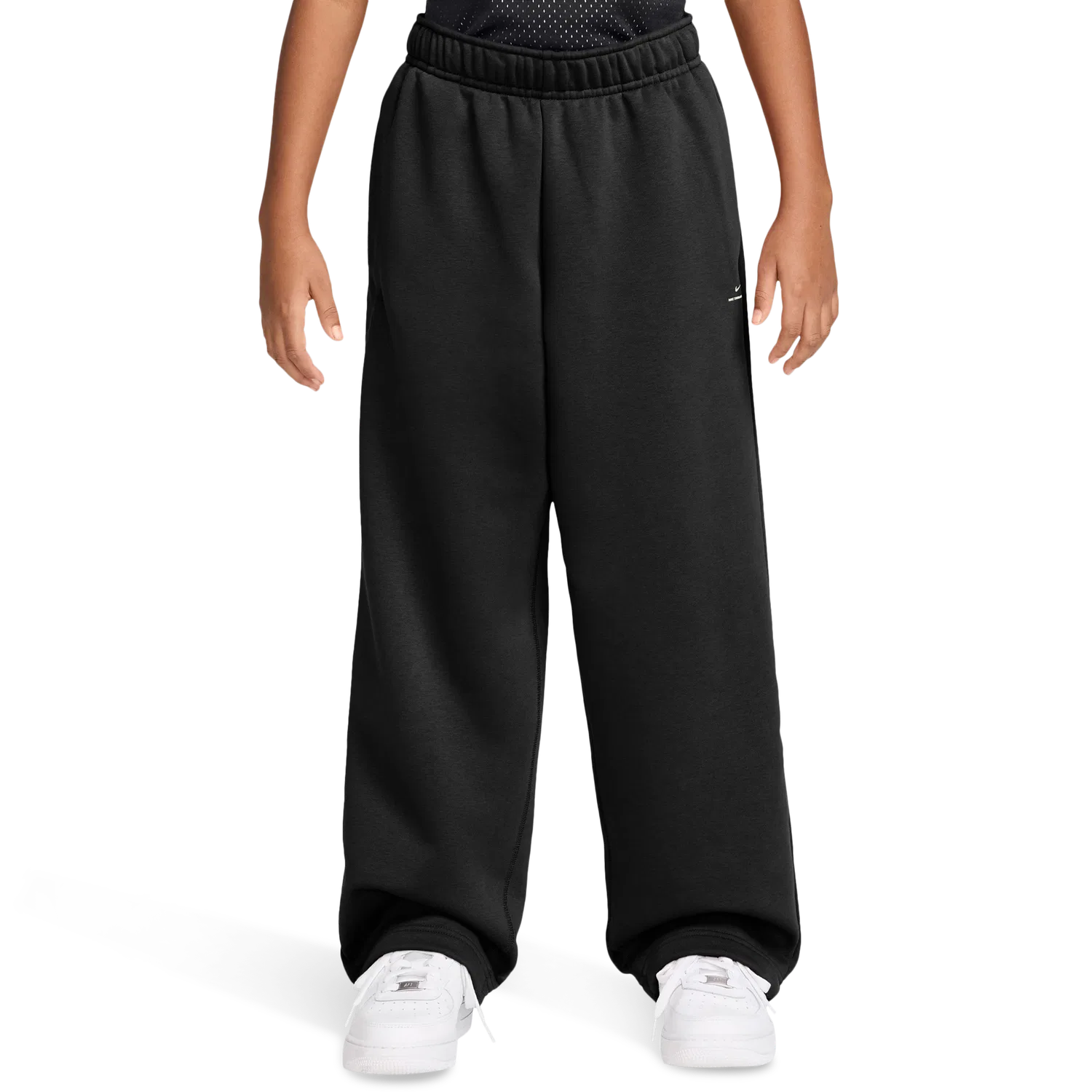 Детские спортивные штаны из флиса с технологией Therma-FIT Nike Standard Issue Fleece Pant, Nike, Black/Beige — фото 4
