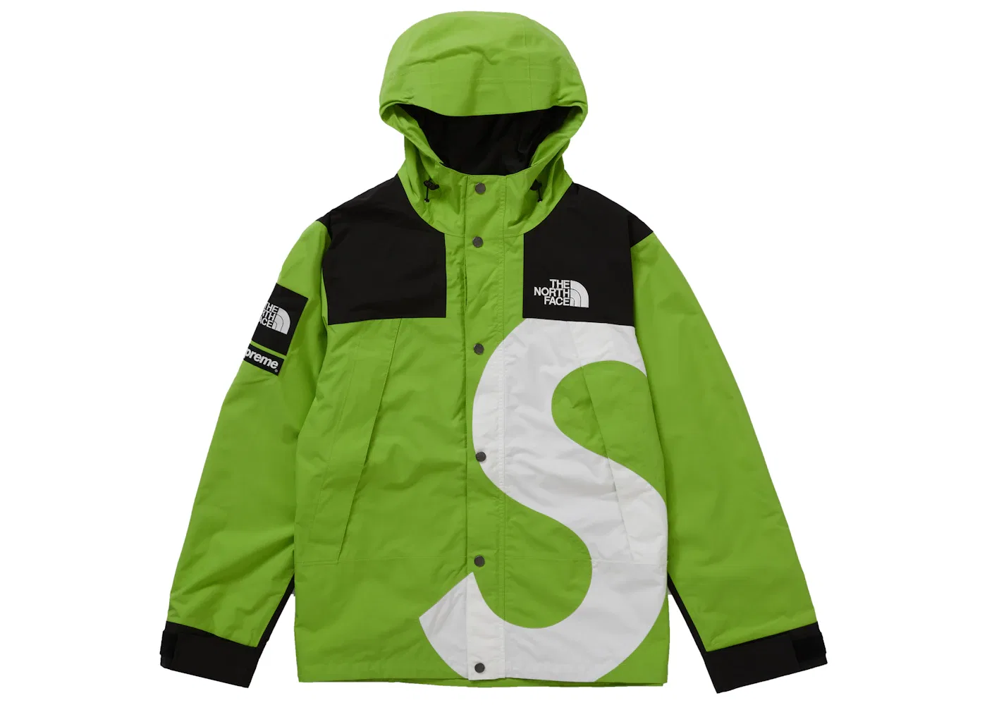 Мужская куртка-анорак с принтом Mountain Jacket Supreme, Lime