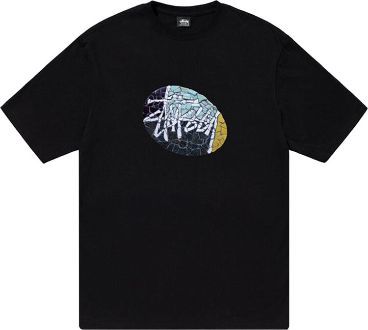 

Футболка Stussy Mosaic Tee 'Black', черный